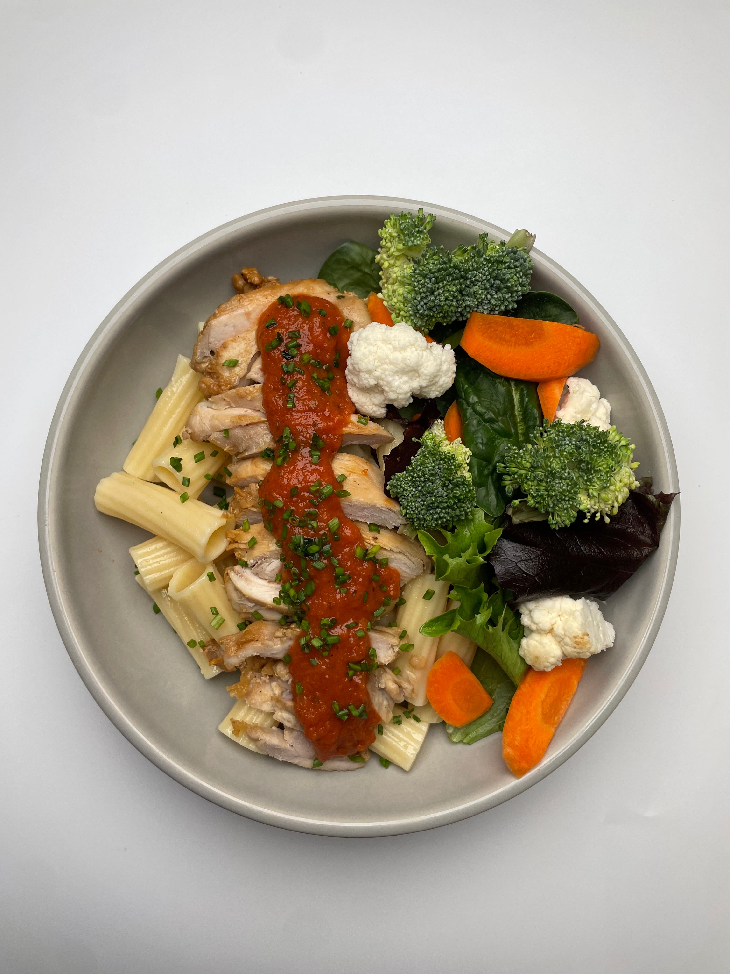 Pollo con Pasta